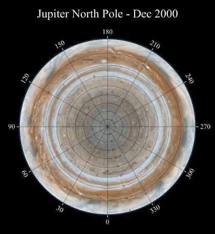 Jupiter North Pole - NASA