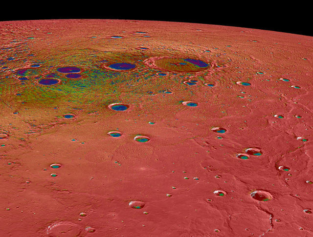 Temperature on Mercury's north pole can be at extremes